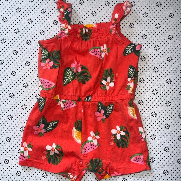 🛍 CUTE LITTLE GIRLS ROMPER SIZE 3 MONTHS  🛍 - Picture 1 of 5